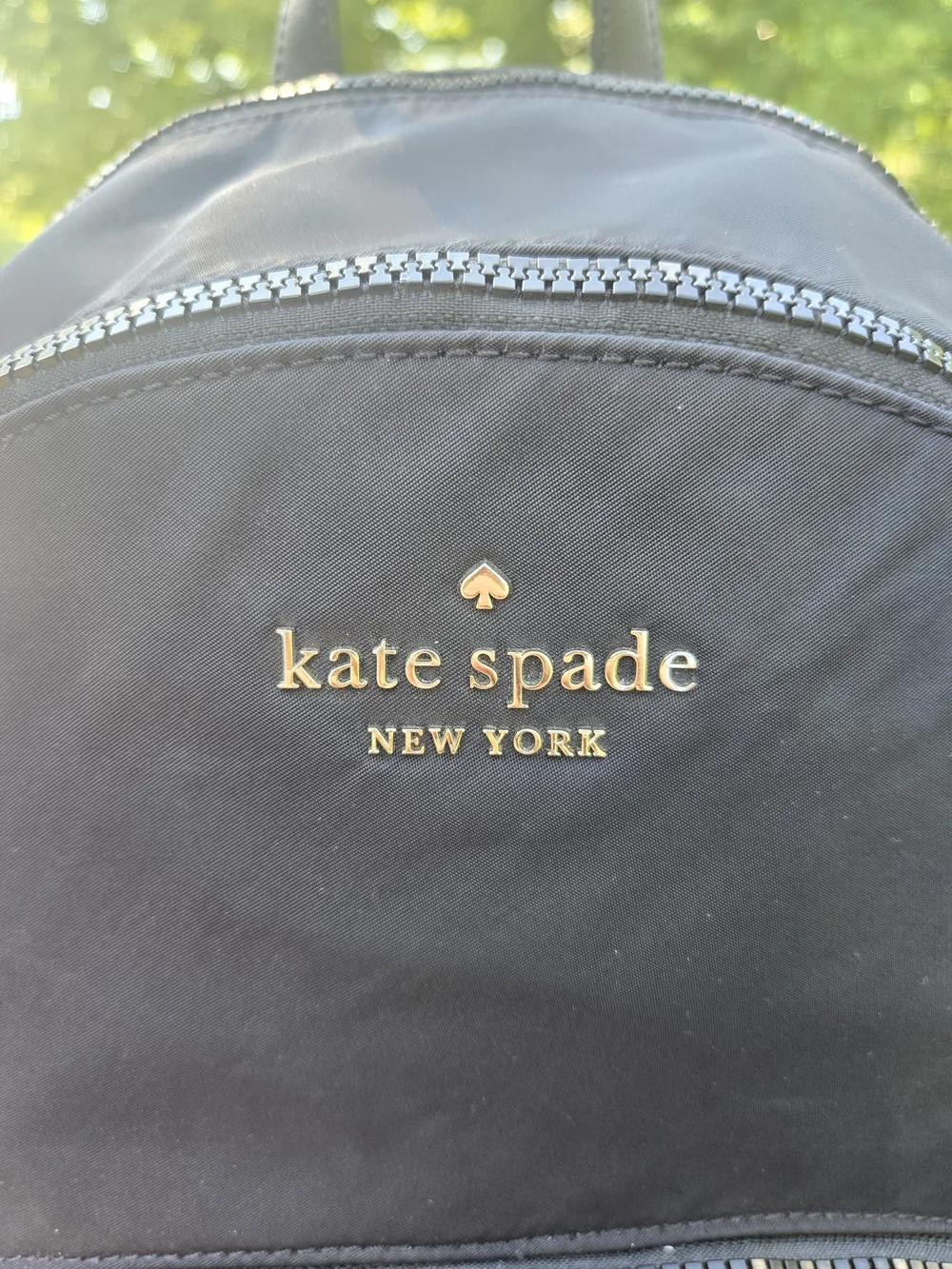 kate spade New York Black Nylon Small Backpack